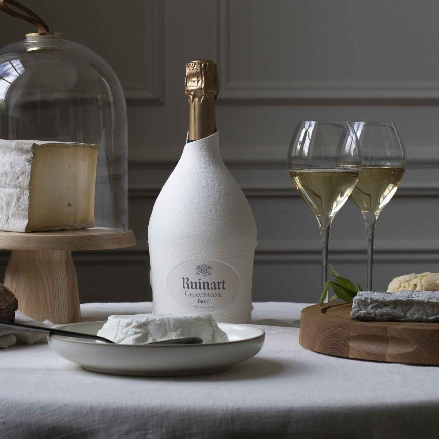 Champagne R de Ruinart Brut, étui Seconde Peau Ruinart